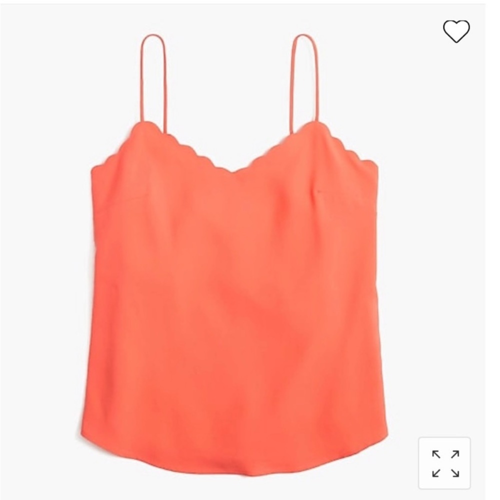 J. Crew Scalloped Top